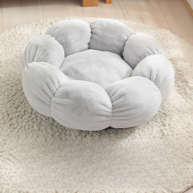 Ins Style Pet Bed, Thickened Plush Cat Bed, All-Season Pet Nest