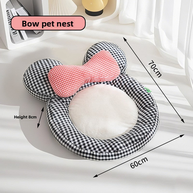 Summer Cute Cartoon Cat House All-Season Dog House Sleeping Nest New Cat House