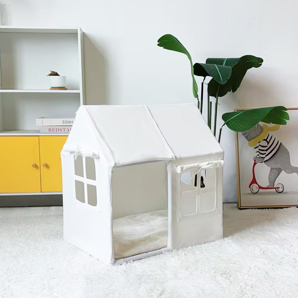 A Winter-Proof Enclosed Dog House That Provides a Cozy Sleeping Space for Pets, Suitable for All Seasons And Easy to Clean