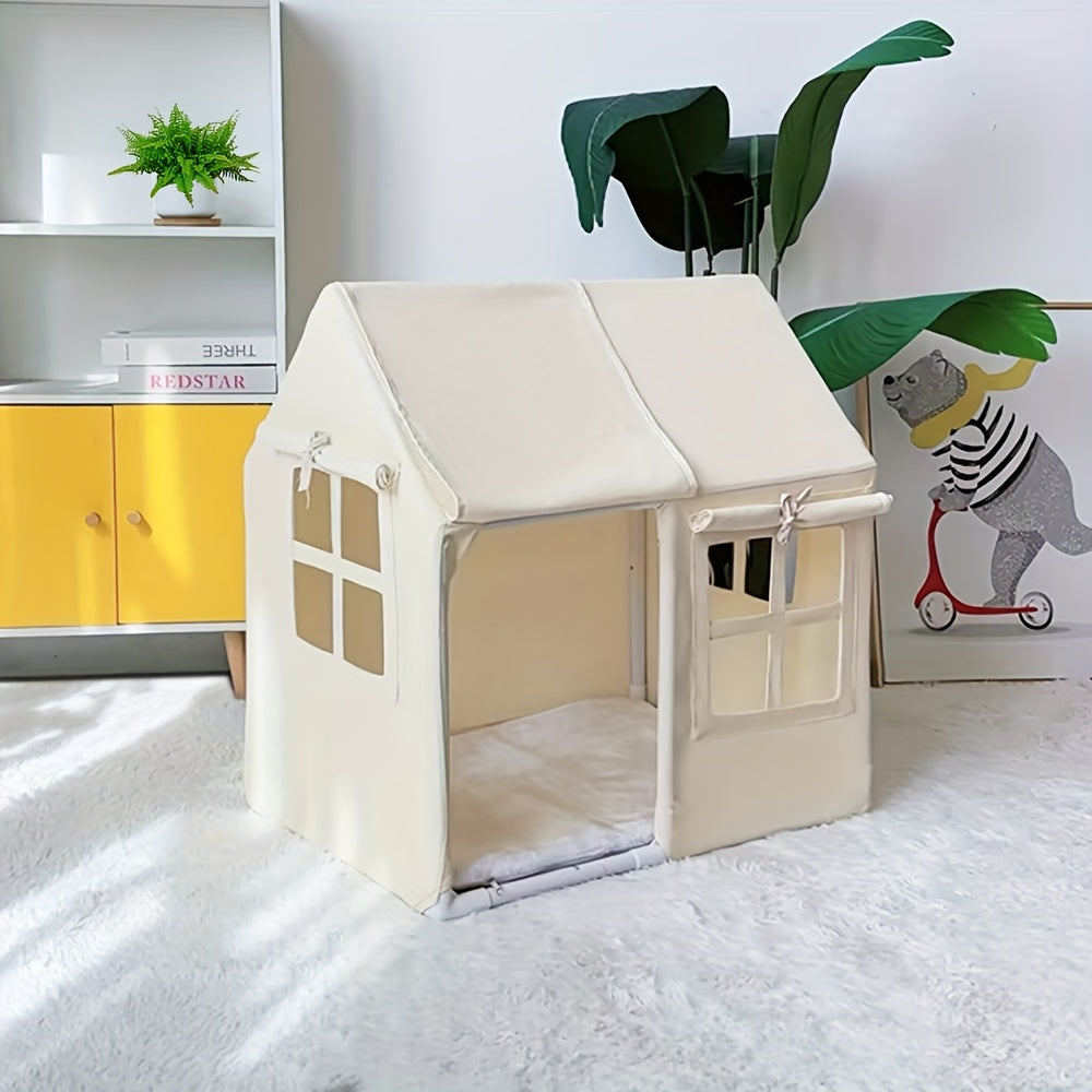 A Winter-Proof Enclosed Dog House That Provides a Cozy Sleeping Space for Pets, Suitable for All Seasons And Easy to Clean