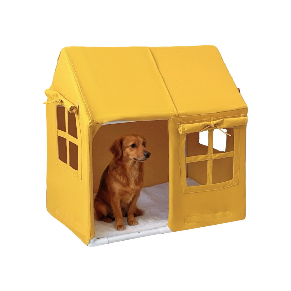 A Winter-Proof Enclosed Dog House That Provides a Cozy Sleeping Space for Pets, Suitable for All Seasons And Easy to Clean