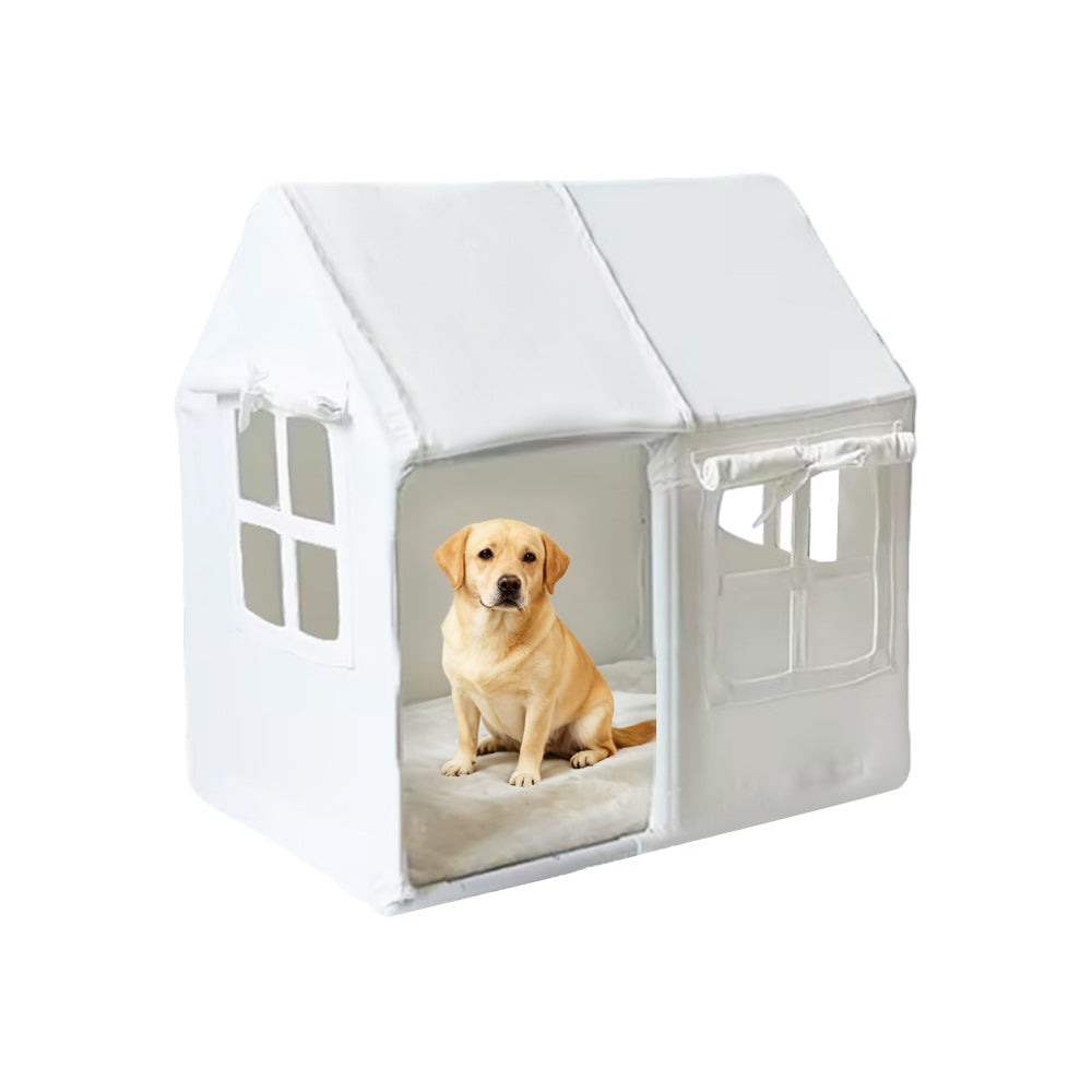 A Winter-Proof Enclosed Dog House That Provides a Cozy Sleeping Space for Pets, Suitable for All Seasons And Easy to Clean